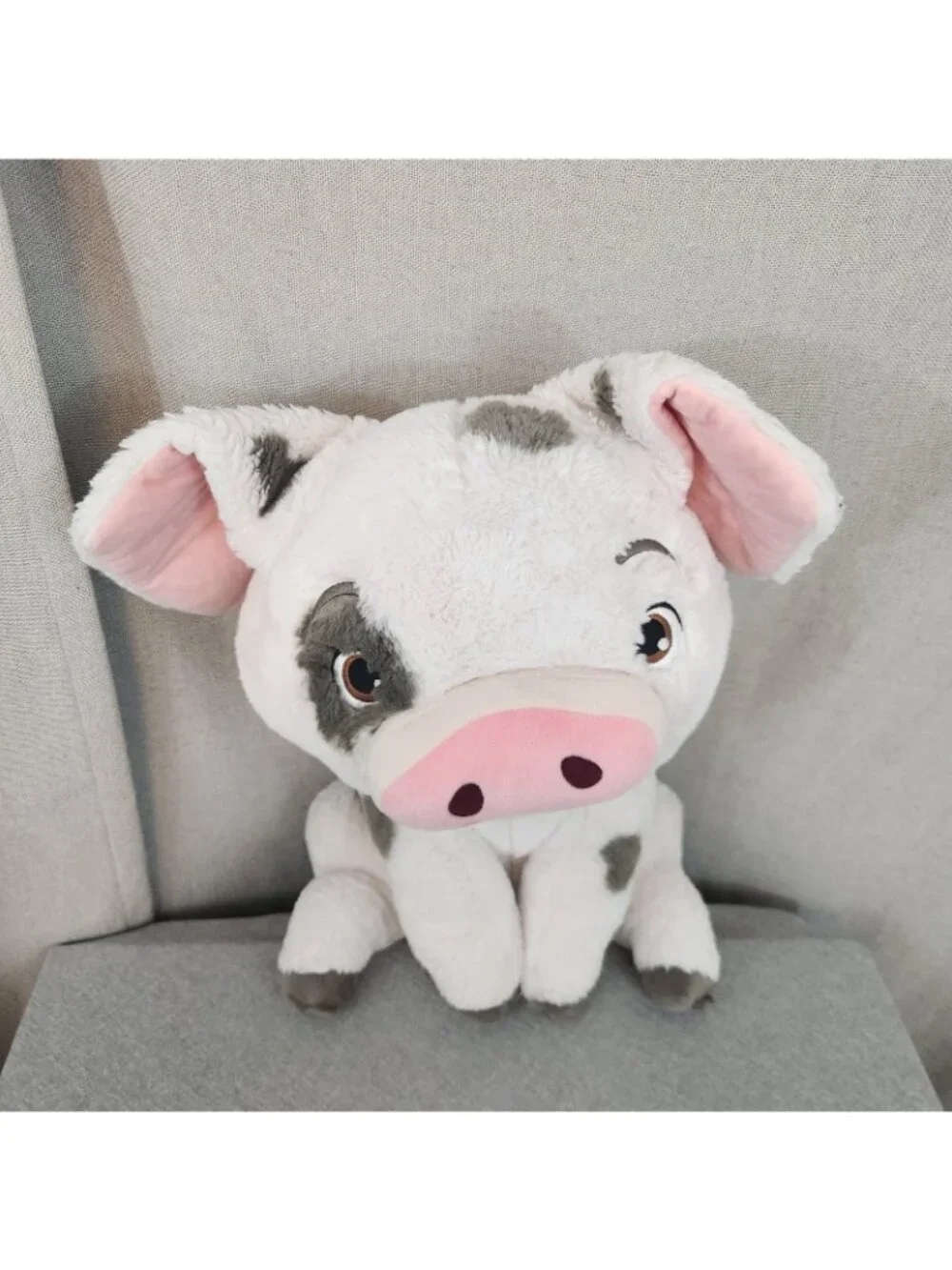 Disney Store Moana Pua 19" Large Plush Sitting Pig Stuffed Animal Toy USED - Picture 2 of 11